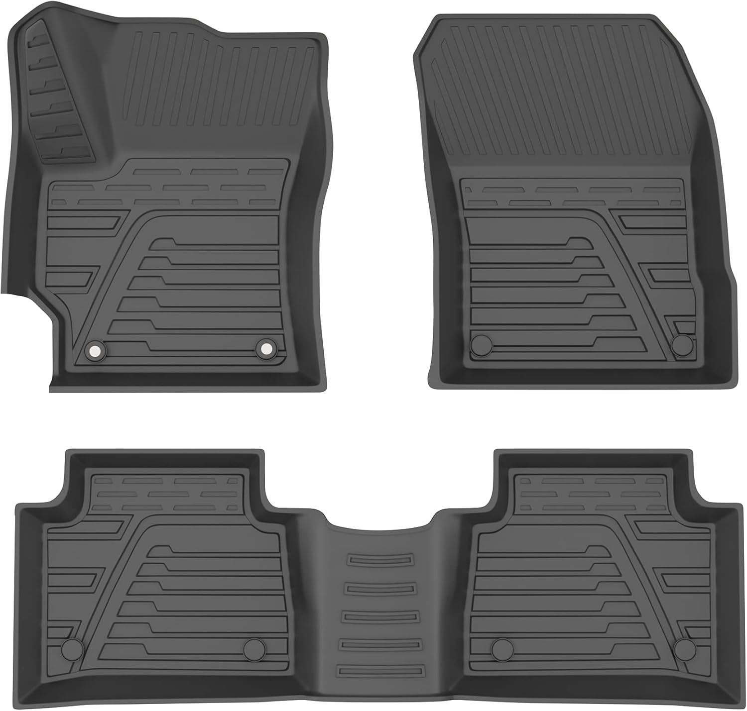 MOSTPLUS All-Weather Rubber Seat TPE Floor Liners/Mats Compatible for 2019 2020 2021 2022 2023 Toyota Corolla Front & Rear Rows