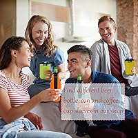 Vista 4 de WKieason Fundas aislantes estándar de 12 onzas, fundas aislantes para latas estándar, fundas para botellas de cerveza de 12 onzas, soporte