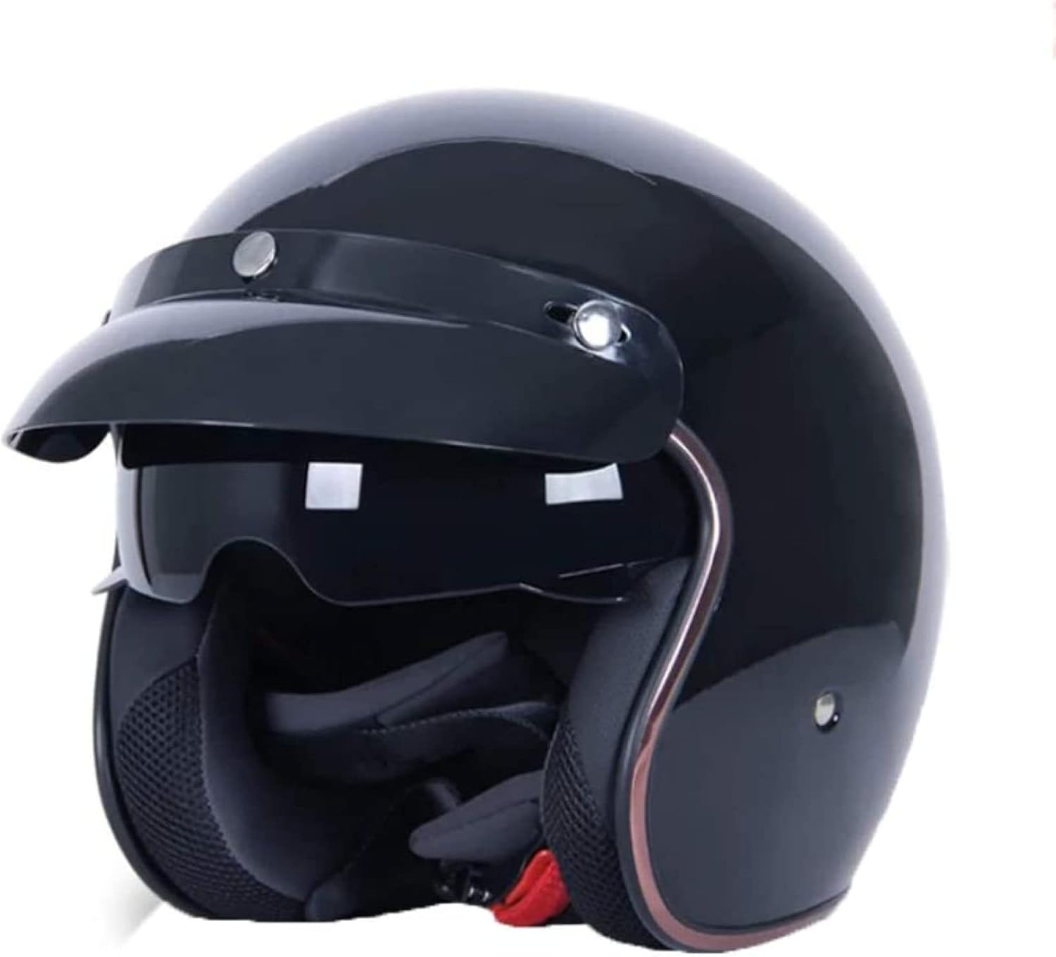 驚きの値段で バイクヘルメット Helmet フルフェイス メンズ レディース サンバイザー スモークレンズ シールド付き スムーズ ヴィンテージ カッコイイ ジェット オートバイ スクーター 男女兼用 Chandigarhdaily Com