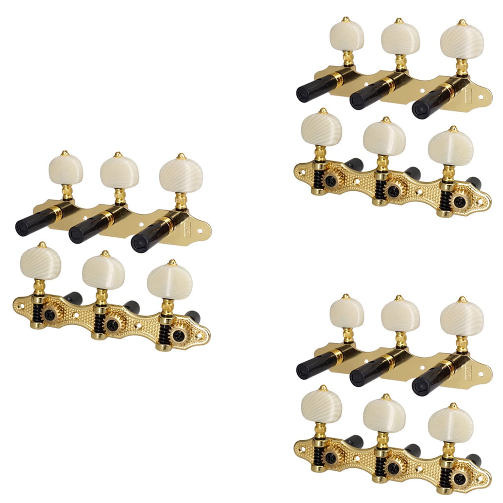 SUVIA 6X 1:18 Meccaniche per Chitarra Acustica Corde per Chitarra Piroli Accordatori Chiave 3L3R Accordatori per Chitarra Chiavi Accessori di Ricambio