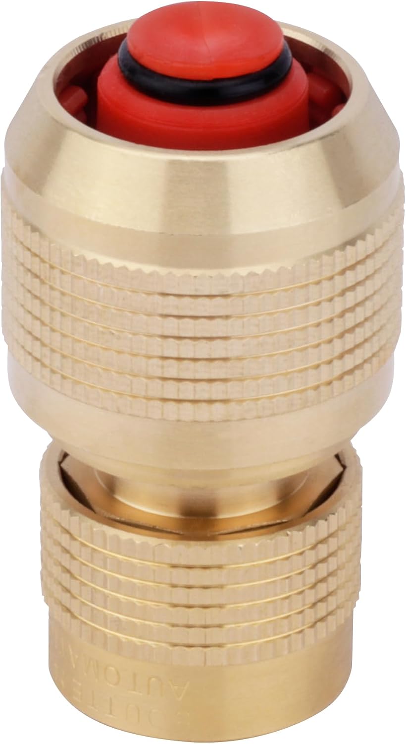 Boutt 2102776 AR15 Brass Automatic Connector / 6 Ball Bearings/Aquastop Valve/Pipe Diameter 15