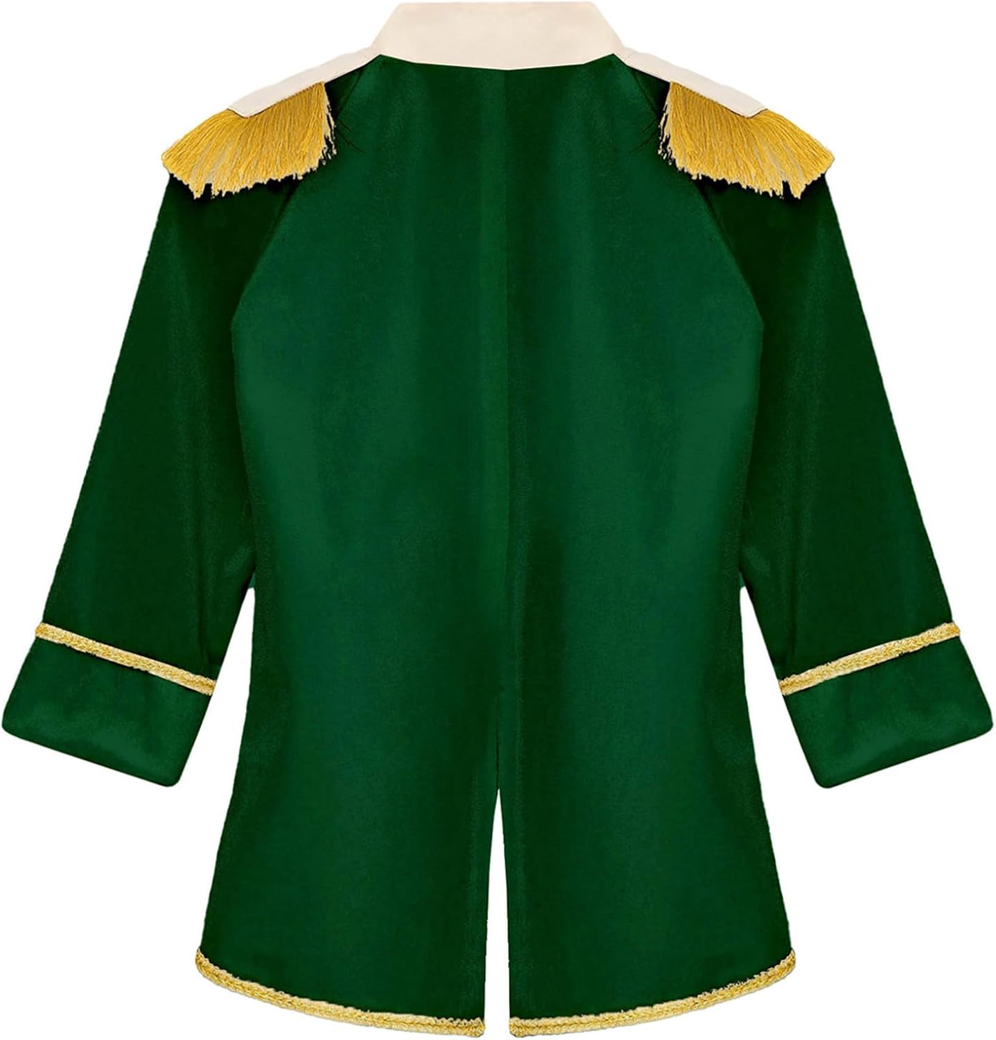 Choomomo Baby Boys Royal Prince Tailcoat Jacket Medieval Vintage Long Sleeve Golden Trim Tuxedo Coat