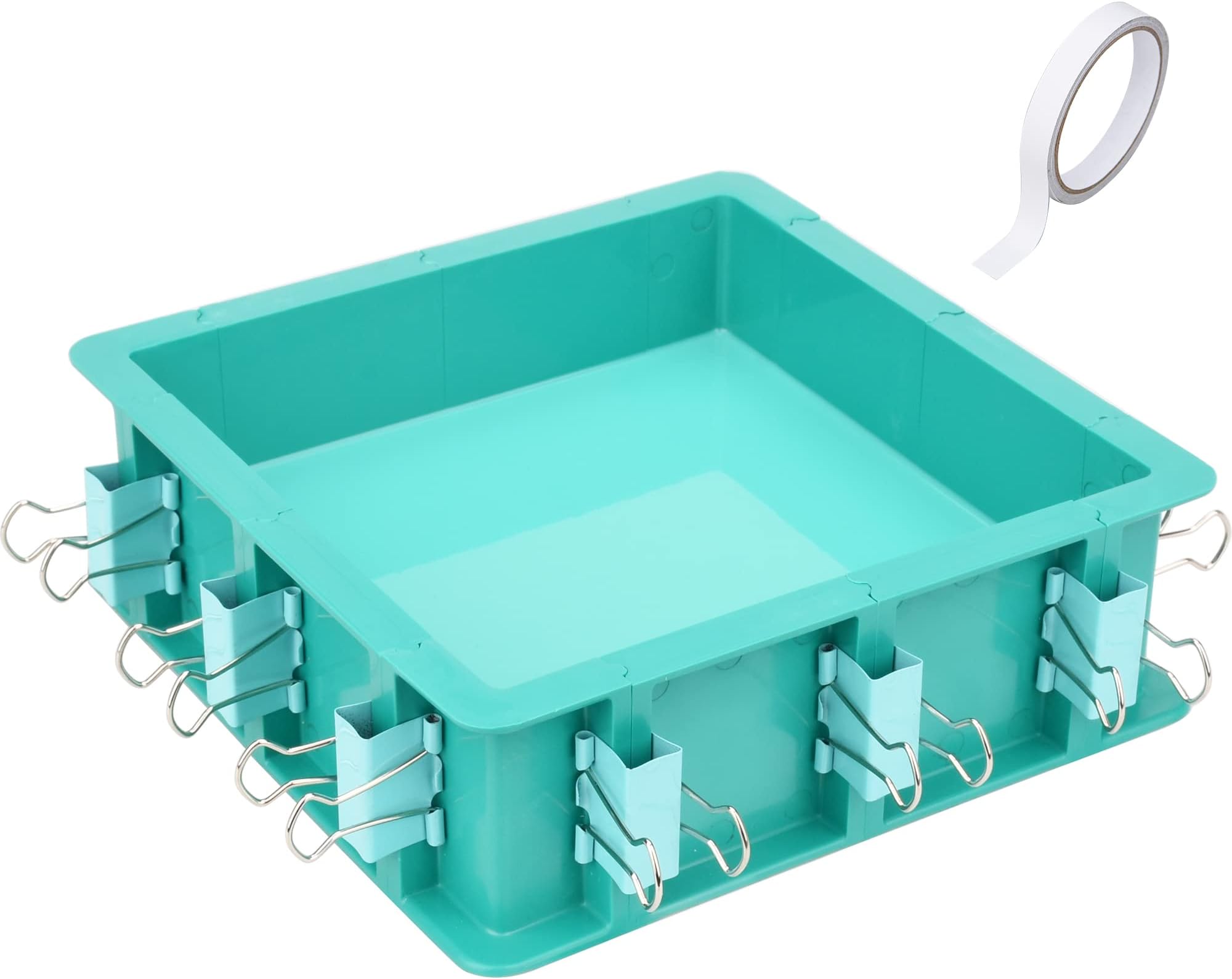 Adjustable Mould Housing Kit for Silicone Rubber - Plastic Frame for DIY Resin, Candle, and Soap Moulds - Free Combination Design