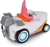 Vista 4 de NKOK Bob Esponja de Patrick Hot Rod Boat, tira hacia atrás y mira a Patrick Zoom, sin baterías, sin controles, sin complicaciones, divertido