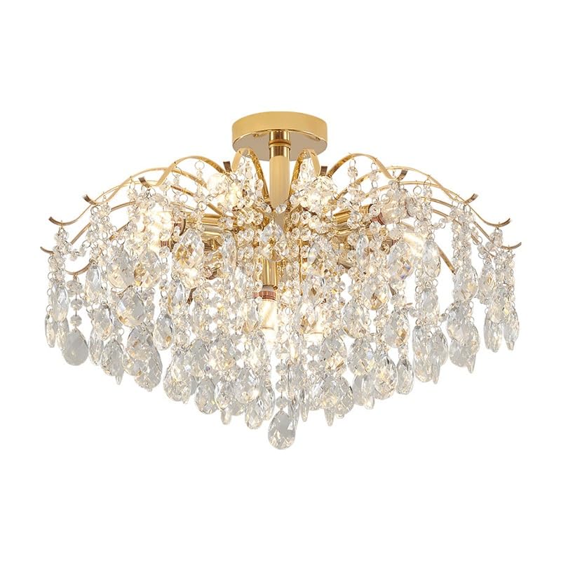 Plafonnier pour décoration de chambre à coucher feutrée et lumineuse
