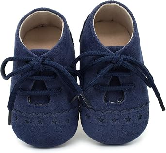 Toddler Baby Boys Girls High Tops Ankle Sneakers Anti-Slip Sole Lace-up Shoes Infant Prewalker First Walking Crib Shoes