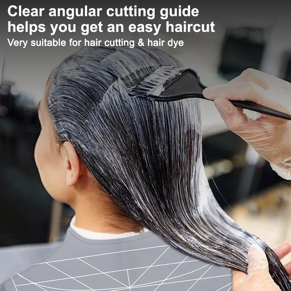 Silicone Hair Cutting Guide Collar - Waterproof Cutting Mat for Hair Stylist - Hair Cutting Cape