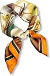 PoeticEHome 100% Pure Mulberry Silk Neck Scarf 26"x26" Women Neckerchief with Gift Packed