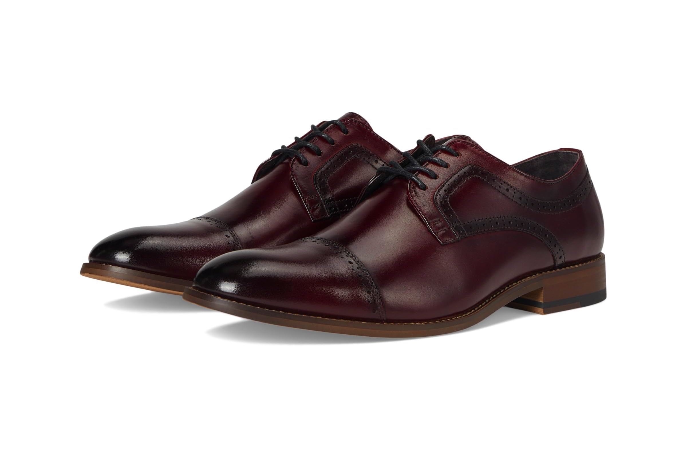Stacy Adams Dickinson Cap Toe Oxford burgundy