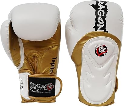 Dragon Do 30341 P Tepito Boks Eldiveni Muay Thai 2024 Yeni Seri 0424 Beyaz Alt n 14 Oz
