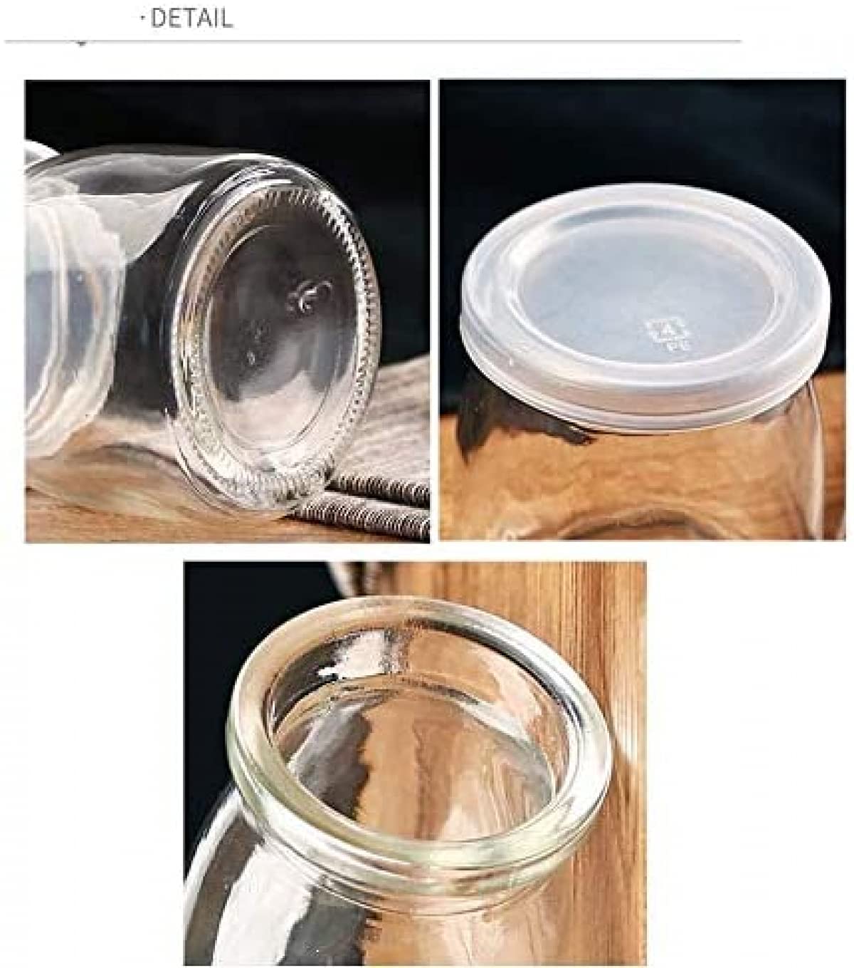 Glazen potjes met deksel kopen