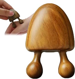 Massager - Sandalwood Natural Facial Massager Natural Sandalwood Scraping Massage Tool Face Massager Scalp Gua Sha Brush Massage