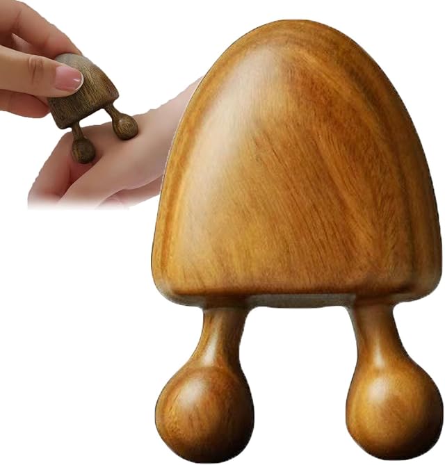 Massager - Sandalwood Natural Facial Massager Natural Sandalwood Scraping Massage Tool Face Massager Scalp Gua Sha Brush Massage