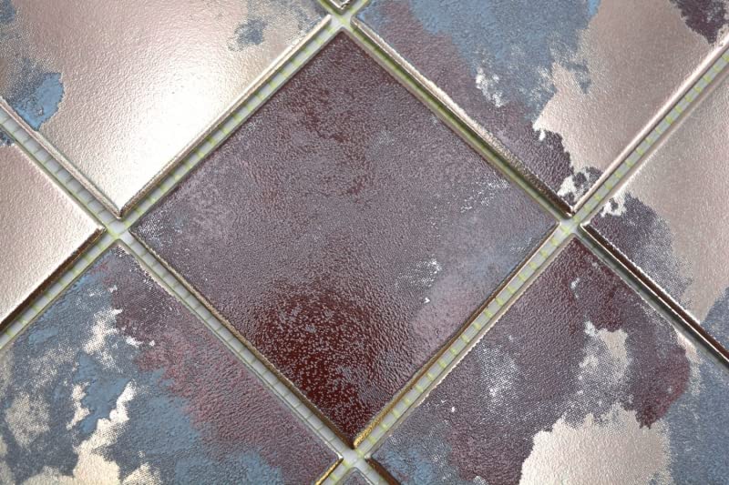 Mosaico de cerámica multicolor mate pared cocina baño ducha MOS22-1236_f