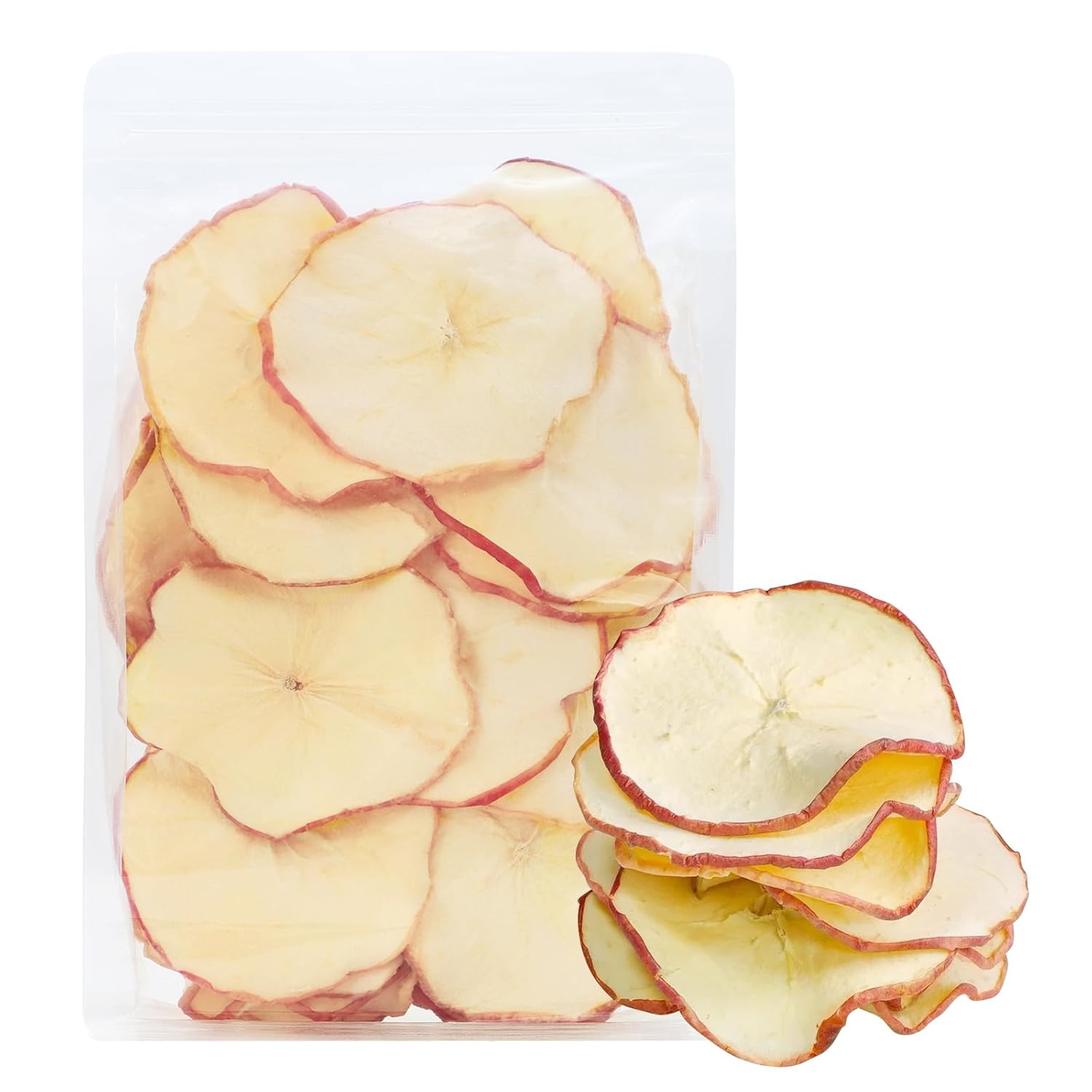 Dried Apple Slices, Natural Dried Apple Slices for Simmer Pot, No Sugar Added, Dehydrated Apples Slices For Fruit Tea Crafts Cake Decoration Cocktail Garnish Table Scatters (400g/14.1oz)