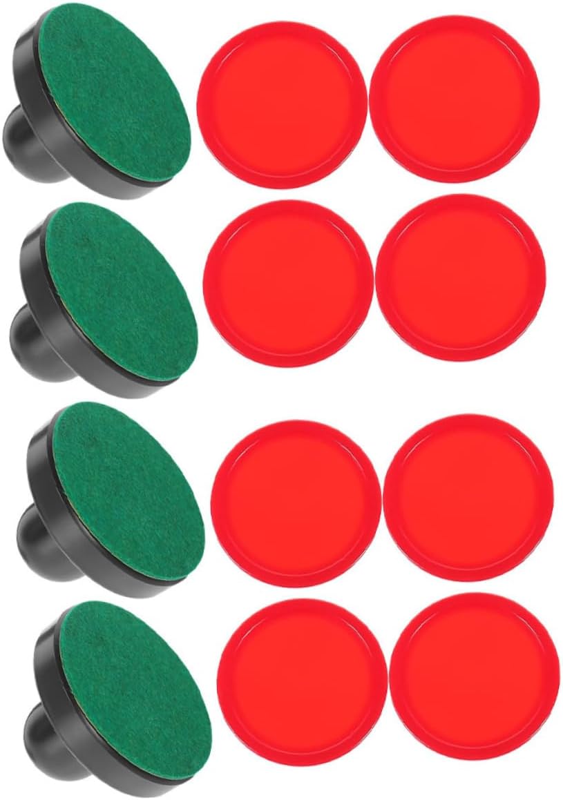 ibasenice Air Hockey Accessories Hockey Pucks Small Ice Hockey Pusher Replacement Ice Hockey Paddles