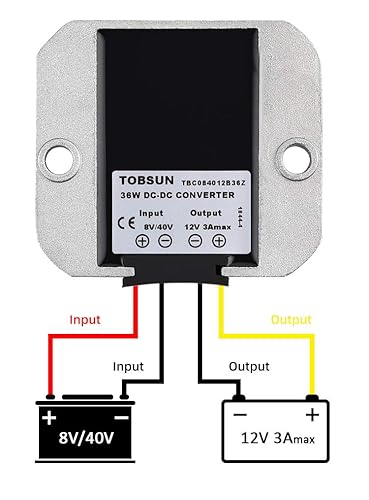 Miniatura 5 de Convertidor CC de 24 V a 12 V 10 A, regulador de voltaje, reductor reductor reductor, regulador de 12 V, transformador de módulo impermeable para