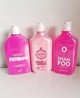 Kit Gold Spell/Progressive Fioter@pia + Moisturizing Hair Mask + Purifying Shampoo/Brazilian Keratin Treatment Kit - Three 250ml/8.45 fl.oz items/Official Seller