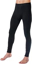 Hermko 3540 Men's Long Johns With Fly And Waistband Made Of 100% Finely Ribbed Cotton, Various Colours