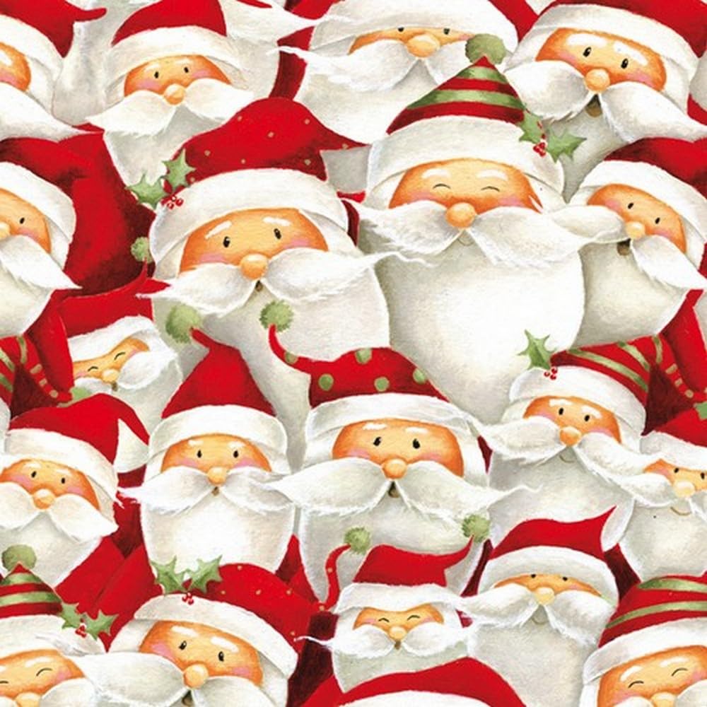 20 servetten Kerstmis kerstversiering op hout als tafeldecoratie. Papieren servetten met motief. Ook voor decoupage en servetten techniek 33x33cm