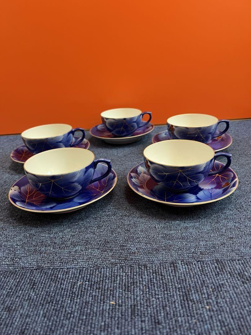 オールド深川 #深川製磁 深川製磁 カップ＆ソーサー5客 プレート5枚