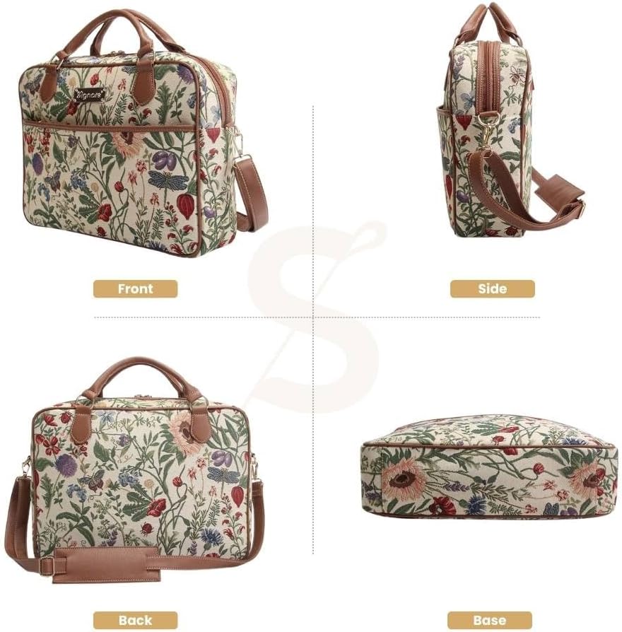 Signare Tapestry Laptop bag Computer Messenger bag Briefcase for Women