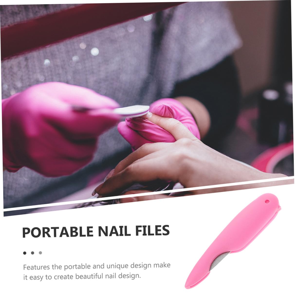 TEHAUX 8 Stück Faltbare Nagelfeilen aus Metall und Abs Doppelseitige Nagelfeilen mit Feiner Körnung für Schonendes Nagelschleifen und Glätten für Zuhause und Unterwegs