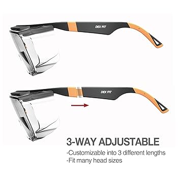 DEX FIT Safety Work Over Glasses SG210 OTG; Z87 Eye