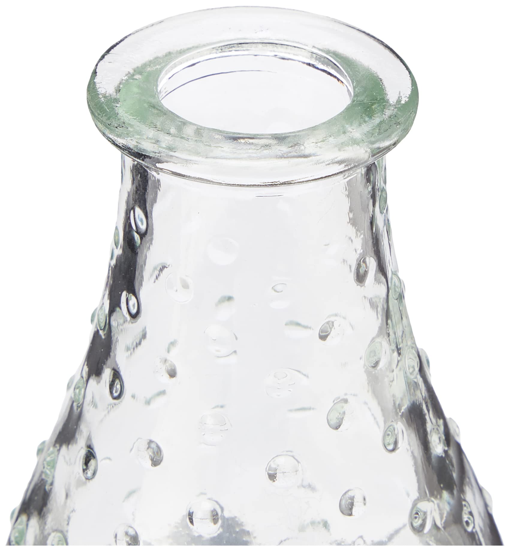 Rayher 56811000 Glass Vase, 7 cm Diameter, 14 cm with Dots