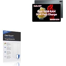 BoxWave Screen Protector Compatible with Headwolf HPad 3 Ultra - ClearTouch Crystal ToughShield 9H 2-Pack, Clear 9H Tough Flexible Film Screen Protector