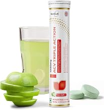 Apple Cider Vinegar Effervescent Tablet 1000mg with The Mother Green Tea Extract, Green Coffee & Chromium Picolinate | ACV Tablets for Metabolism Support (20 Tablets (Pack of 1))