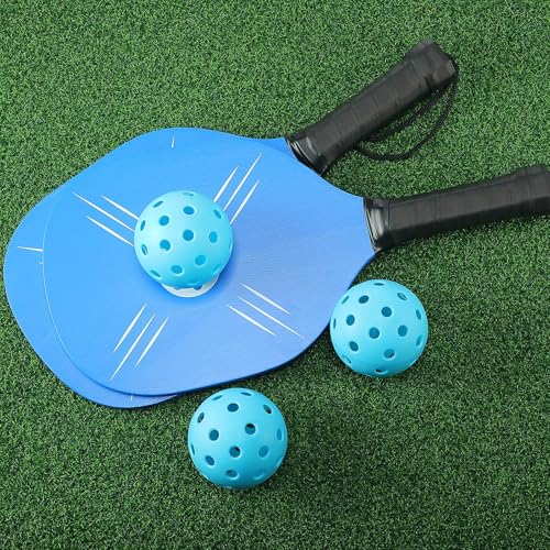 Tradder 30 Pcs Plastic Balls 40 Holes Practice Balls for Training,Blue by Tradder - Used condition - Image 7