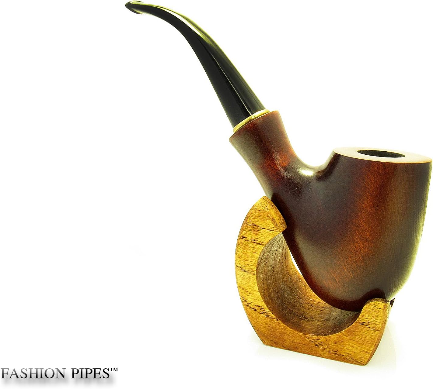 Fashion Decorated Smoking Pipe "SHERLOCK HOLMS" Carved Pear Root Wood