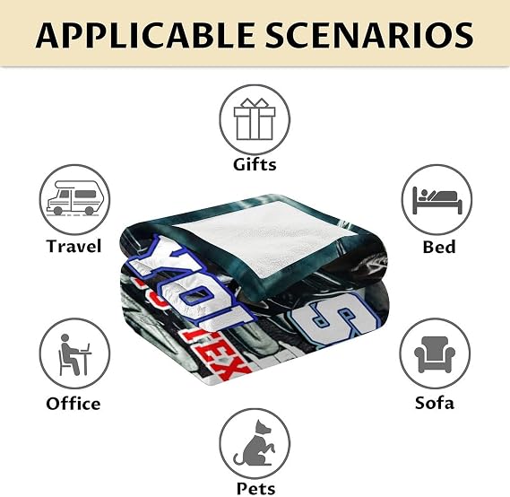 Blankets for Kids Boys - Add Your Design 50x40 Inches Small Soft Fuzzy Flannel Blankets Accessories Decor Personalized Throws for Travel Camping
