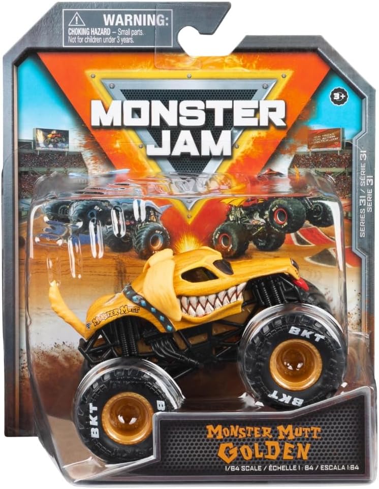 Monster Jam 1:64 Series 31 Monster Mutt Golden