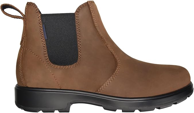 Womens Waterproof Leather Chelsea Ankle Boots w/Rubber Outsole | For Walking, Commuting, Travel, Casual & Everydaywear, Comfort Insoles, Slip-on Booties Legend All-Terrain