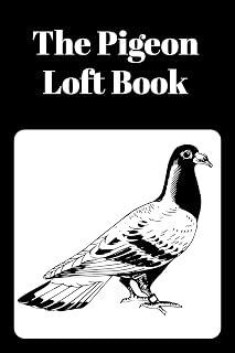 The Pigeon Loft Book: Racing and Breeding Loft Book With Black Cover