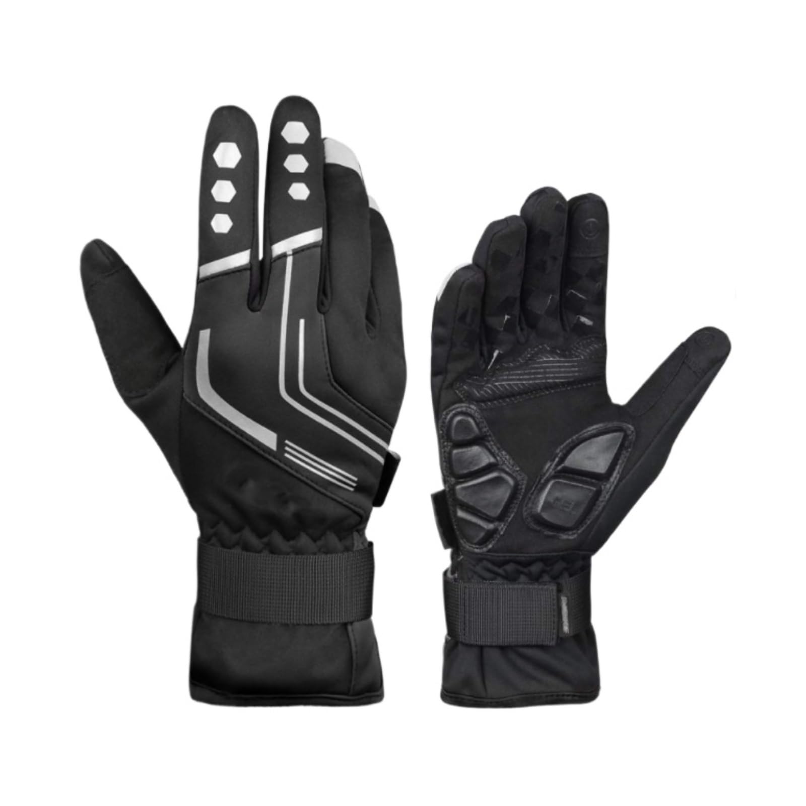 Guanti Da Ciclismo All'Aperto Guanti da bici da strada sportivi antivento, antiurto termico, con dita intere, da MTB Guanti Da Bici