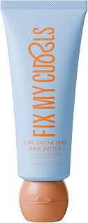 FIX MY CURLS Curly, Wavy, Frizzy Hair With Tucuma Butter & Flaxseed Ultra Curl Defining Cream Silicone Free, 50g (Pack of 1) Curl Quenching Hair Butter