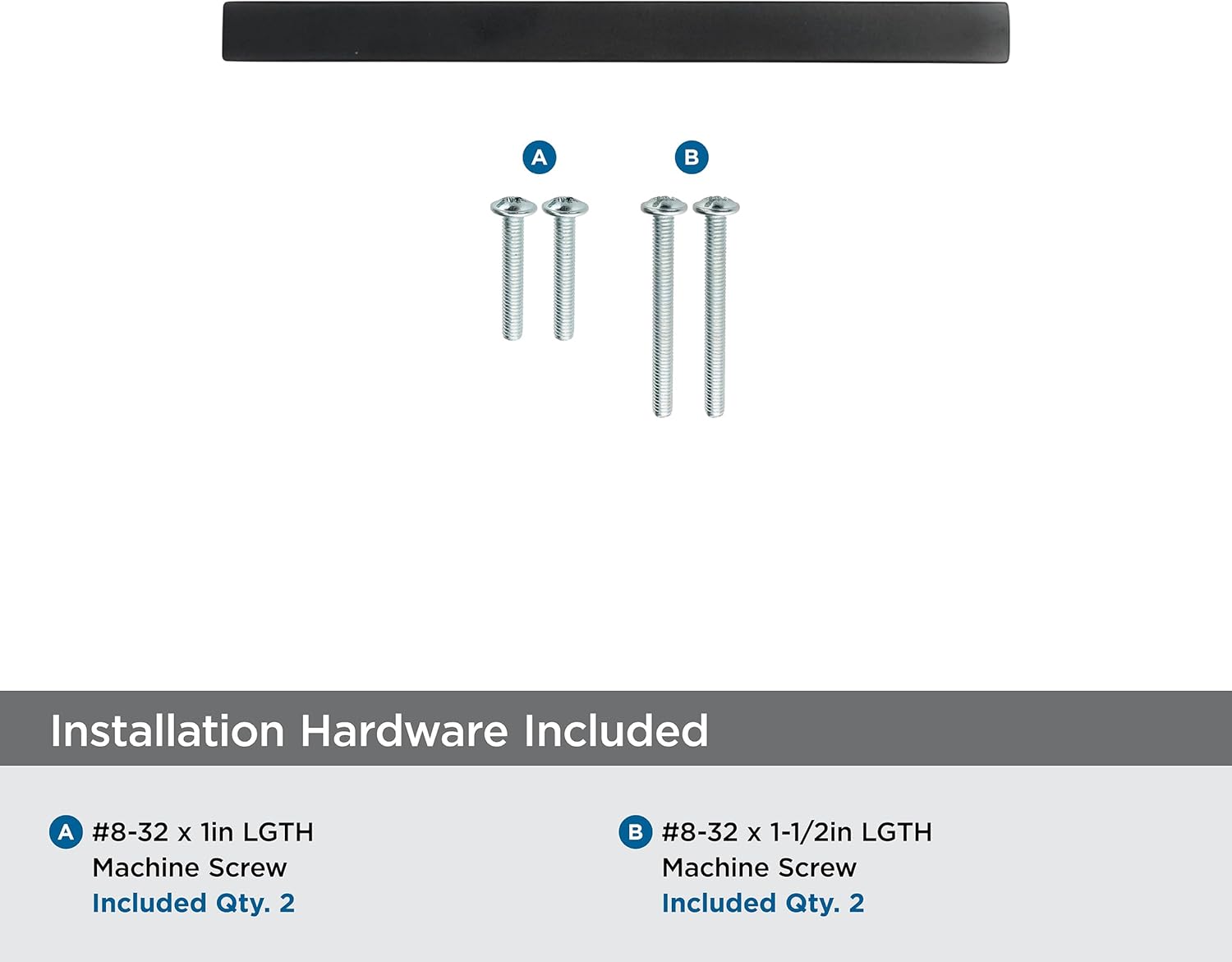 Amerock Cyprus 3 inch (76mm) Center-to-Center Black Bronze Cabinet Pull - 25 Pack