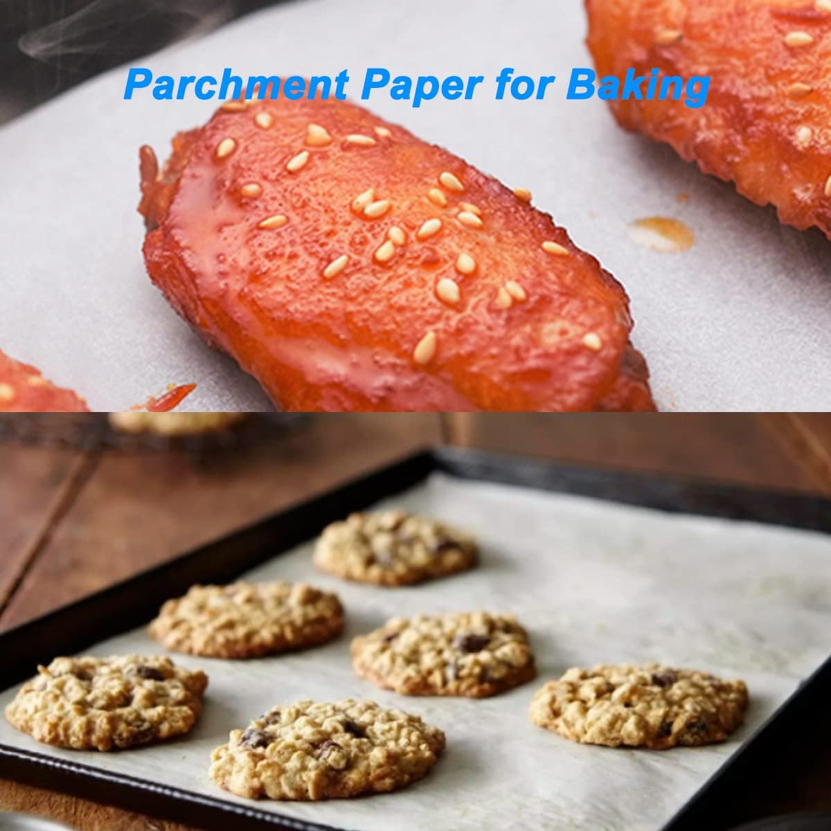 Nonsti Parchment Paper Roll for Baking, Reble