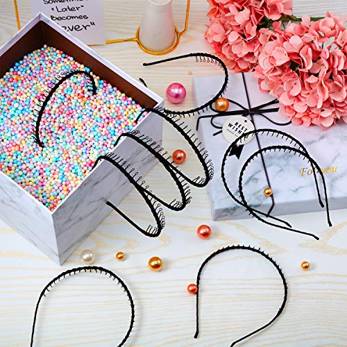 Zhanmai Ten Piece Satin Covered Metal Headbands #TOP8