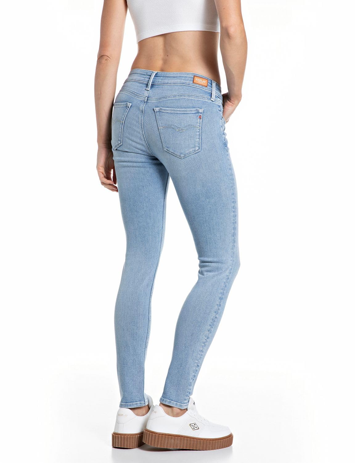 Replay Damen Jeans New Luz Power Stretch