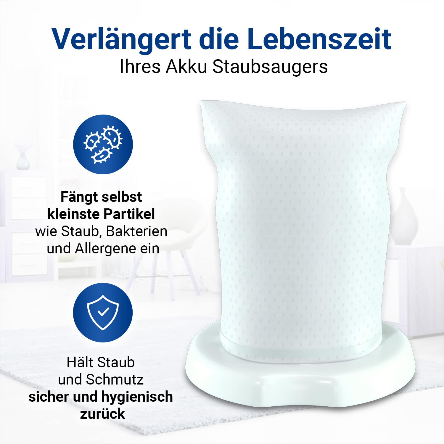 Set Da 7 Filtri Di Ricambio Per Aspirapolvere Vorwerk VC100 + 2 Spazzole Per Pulizia – Compatibili E Performanti