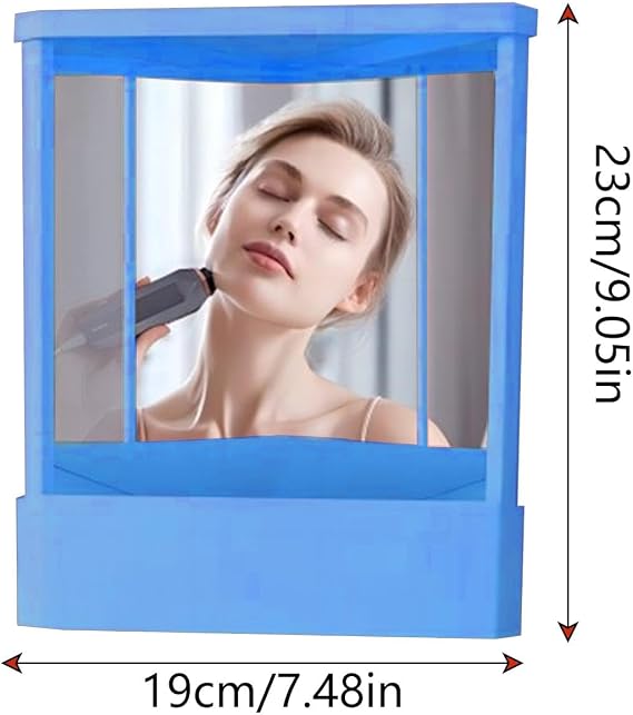 True Mirror - Real Image Non-reverse Mirror - True Mirror Non Reversing See The Real You - Left Right Non Reverse Mirror - Non Reversing Mirror For Real Image For Modeling, Makeup, Haircuts And Beauty