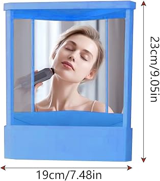 True Mirror - Real Image Non-reverse Mirror - True Mirror Non Reversing See The Real You - Left Right Non Reverse Mirror - Non Reversing Mirror For Real Image For Modeling, Makeup, Haircuts And Beauty