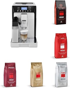 DeLonghi Fully Automatic Coffee Machine Eletta Cappuccino EVO ECAM46860W Coffee Bean Set