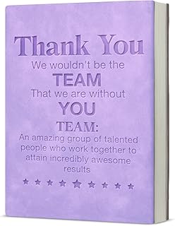 Team Appreciation Gifts Notebook Teamwork Journal Thank You Gifts for Coworker Boss Team Member-Purple