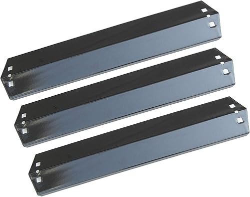 Direct Store Parts DP105 - Placas térmicas de acero porcelánico de 18 1516 x 3 78 pulgadas, repuesto para parrilla de gas CharGriller