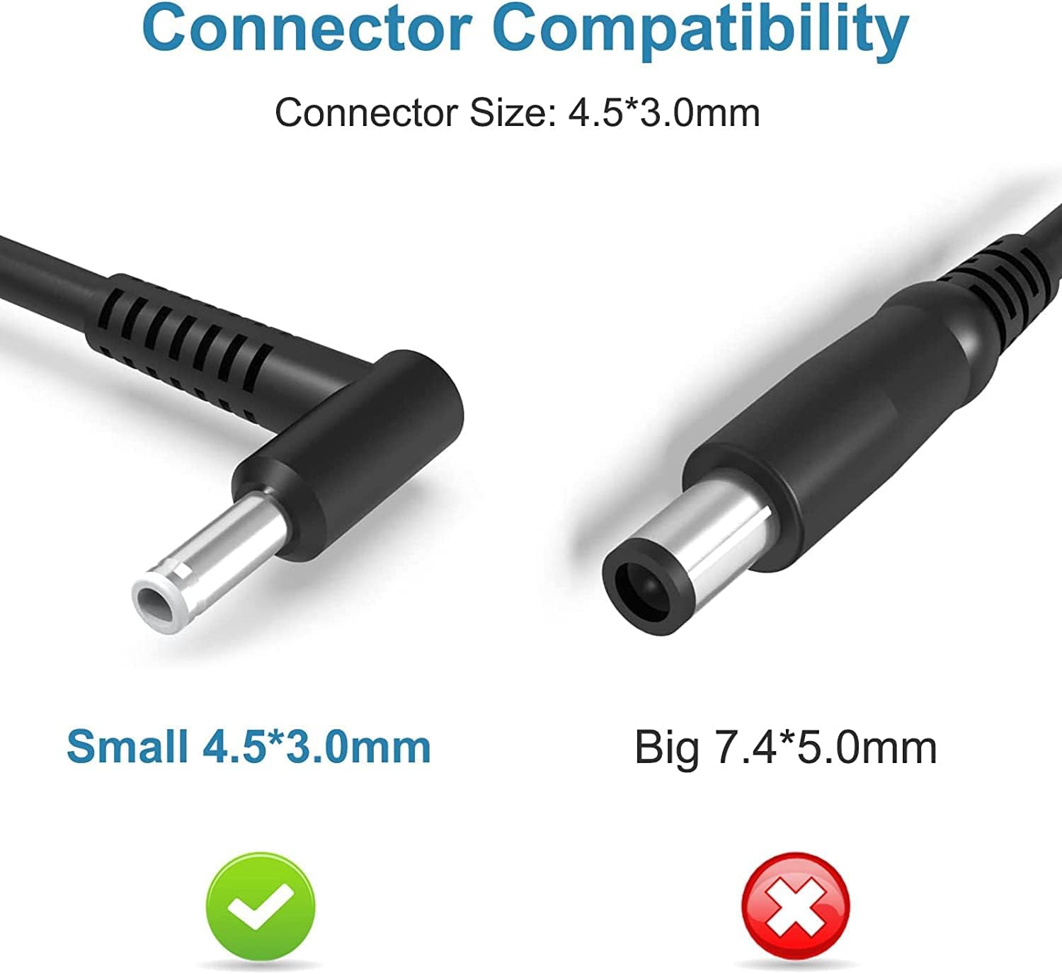 230W Small-Tip-4.5mm Charger for HP Omen 15 16 Gaming Laptop M41303-001 Power Supply Adapter Cord